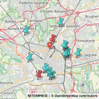 Mappa Via Dario Papa, 20125 Milano MI, Italia (3.914)