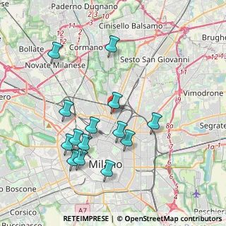 Mappa Viale Zara, 20125 Milano MI, Italia (3.92571)