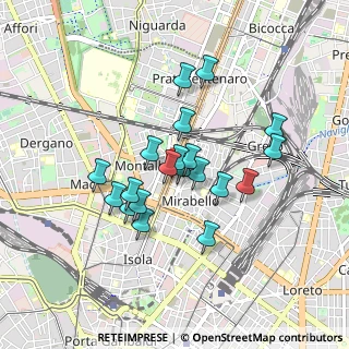 Mappa Viale Zara, 20124 Milano MI, Italia (0.694)