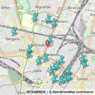 Mappa Viale Zara, 20125 Milano MI, Italia (1.2645)