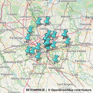 Mappa Via Padova, 20127 Milano MI, Italia (9.8615)