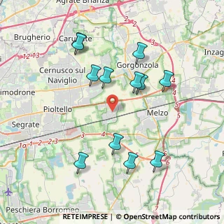 Mappa Via Enrico Fermi, 20060 Vignate MI, Italia (3.89667)