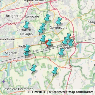 Mappa Via Enrico Fermi, 20060 Vignate MI, Italia (3.548)
