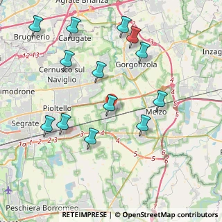 Mappa Via Enrico Fermi, 20060 Vignate MI, Italia (4.40385)