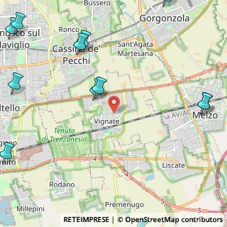 Mappa Vignate, 20060 Vignate MI, Italia (3.4125)