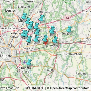 Mappa Vignate, 20060 Vignate MI, Italia (7.02824)
