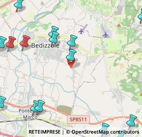 Mappa Via Monteroseo, 25081 Bedizzole BS, Italia (3.31375)