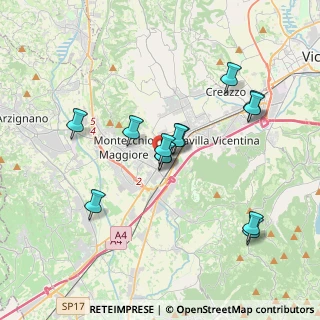 Mappa Viale Trieste, 36075 Montecchio Maggiore VI, Italia (3.30231)
