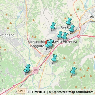 Mappa Viale Trieste, 36075 Montecchio Maggiore VI, Italia (3.75273)