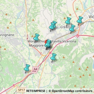 Mappa Viale Trieste, 36075 Montecchio Maggiore VI, Italia (3.27273)
