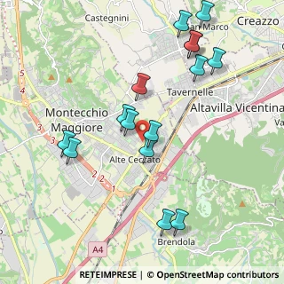 Mappa Viale Trieste, 36075 Montecchio Maggiore VI, Italia (2.156)