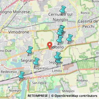Mappa Via Cassanese, 20096 Pioltello MI, Italia (1.84364)