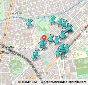 Mappa Via Scutari, 20132 Milano MI, Italia (0.4125)