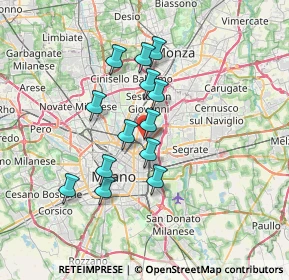 Mappa Via Scutari, 20132 Milano MI, Italia (5.72615)