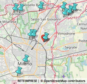Mappa Via Scutari, 20132 Milano MI, Italia (4.98643)