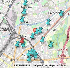 Mappa Via Scutari, 20132 Milano MI, Italia (1.036)