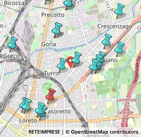 Mappa Via Scutari, 20132 Milano MI, Italia (1.2055)