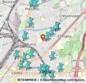 Mappa Via Scutari, 20132 Milano MI, Italia (1.214)