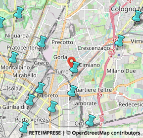 Mappa Via Scutari, 20132 Milano MI, Italia (3.09357)