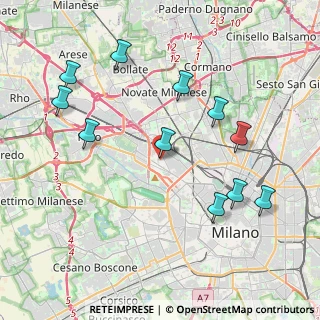 Mappa Via Vittorio Locchi, 20156 Milano MI, Italia (4.31545)