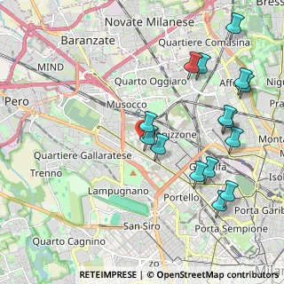 Mappa Via Vittorio Locchi, 20156 Milano MI, Italia (2.31933)