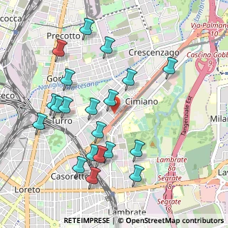 Mappa Via Privata Assab, 20132 Milano MI, Italia (1.0645)