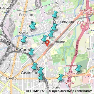 Mappa Via Privata Assab, 20132 Milano MI, Italia (1.09214)