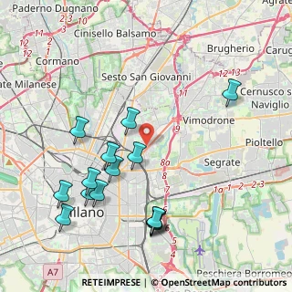 Mappa Via Privata Assab, 20132 Milano MI, Italia (4.512)