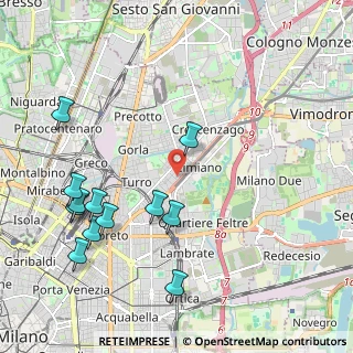 Mappa Via Privata Assab, 20132 Milano MI, Italia (2.3975)