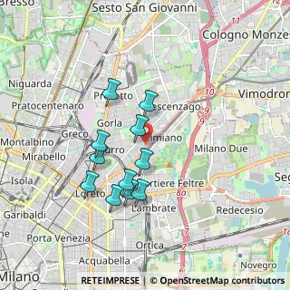 Mappa Via Privata Assab, 20132 Milano MI, Italia (1.54818)