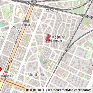 Mappa Via Gualtiero Castellini, 4, 20125 Milano, Milano (Lombardia)