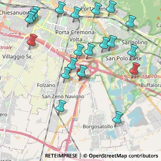 Mappa Traversa I Via Alessandro Volta, 25010 San Zeno Naviglio BS, Italia (2.5695)