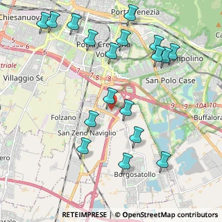 Mappa Traversa I Via Alessandro Volta, 25010 San Zeno Naviglio BS, Italia (2.38222)