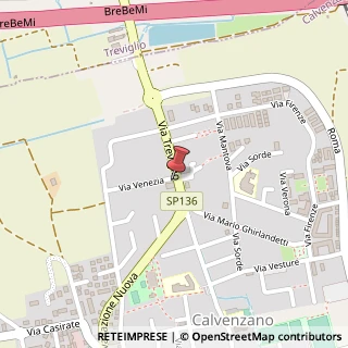 Mappa Via Venezia, 1, 24040 Calvenzano, Bergamo (Lombardia)
