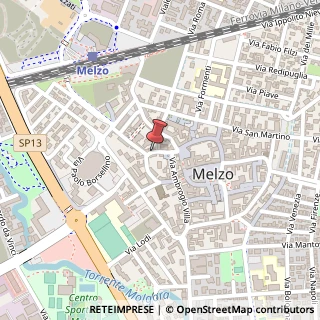 Mappa Via Magenta, 18, 20066 Melzo, Milano (Lombardia)
