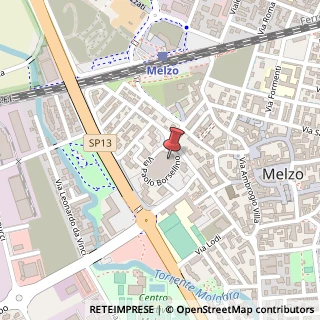 Mappa Via Martiri della Libertà, snc, 20066 Melzo, Milano (Lombardia)