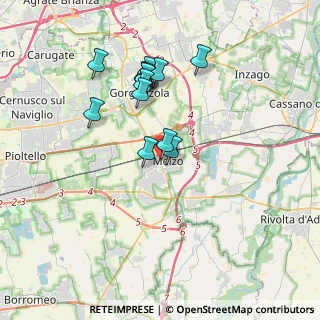 Mappa Via Paolo Borsellino, 20066 Melzo MI, Italia (3.19)