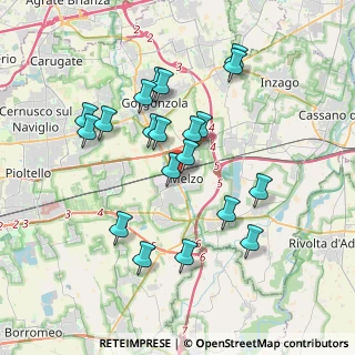Mappa Via Paolo Borsellino, 20066 Melzo MI, Italia (3.511)