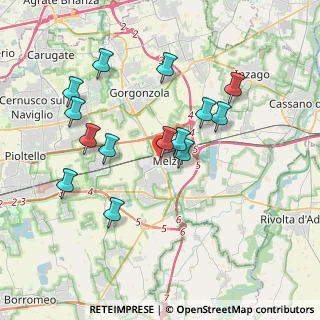 Mappa Via Paolo Borsellino, 20066 Melzo MI, Italia (3.60571)