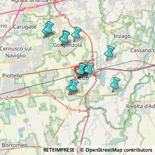 Mappa Via Paolo Borsellino, 20066 Melzo MI, Italia (2.81308)