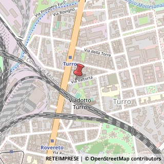 Mappa Via Valtorta, 6, 20127 Milano, Milano (Lombardia)