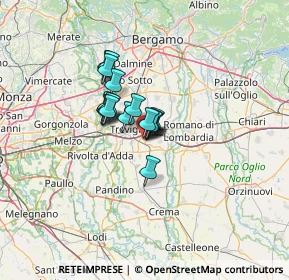 Mappa Via Artigiani, 24043 Caravaggio BG, Italia (7.38882)