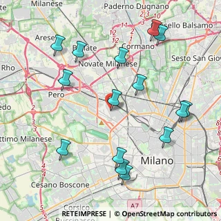 Mappa Via Panfilo Nuvolone, 20100 Milano MI, Italia (4.67267)