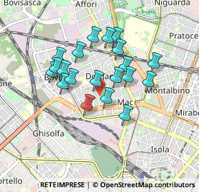 Mappa Via Giuseppe Guerzoni, 20158 Milano MI, Italia (0.73)