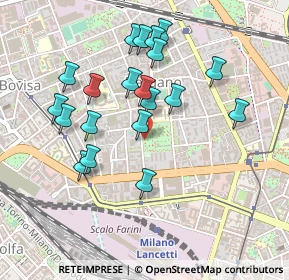 Mappa Via Giuseppe Guerzoni, 20158 Milano MI, Italia (0.4465)