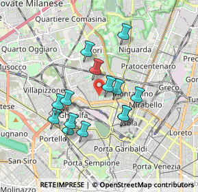 Mappa Via Giuseppe Guerzoni, 20158 Milano MI, Italia (1.51786)