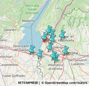 Mappa Località Mondragon di Sotto, 37017 Lazise VR, Italia (9.57545)