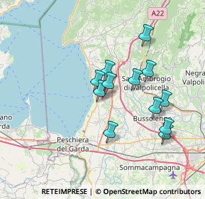 Mappa Località Mondragon di Sotto, 37017 Lazise VR, Italia (6.1225)