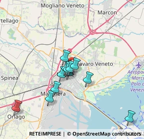 Mappa Via Ca’ Rossa, 30173 Venezia VE, Italia (2.92417)