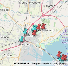 Mappa Via Ca’ Rossa, 30173 Venezia VE, Italia (4.67143)